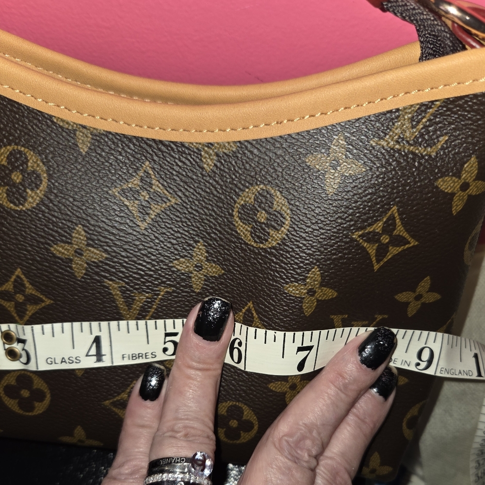 Monogram Brown Small Shoulder Bag